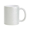 Mugg 325 ml med sprucken yteffekt för sublimering - silver