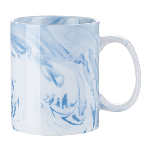 Krūzīte 330 ml sublimācijai - zils marmors