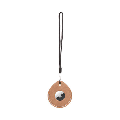 Pendentif - une goutte / étui AirTag pour sublimation - marron