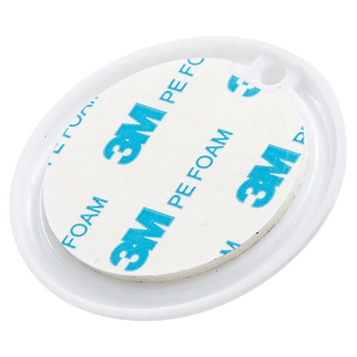 Large plastic hanger for sublimation - white circle