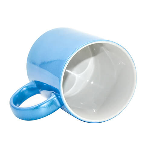 Metallmugg 330 ml blå med en kartong Sublimation Thermal Transfer