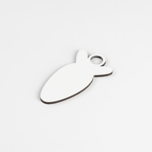 Fiberboard name badge for 1200 ml cup for sublimation - carrot