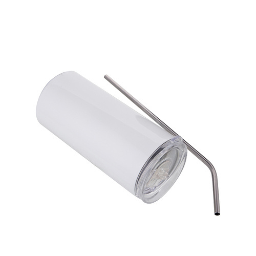 Set of 4 mugs with a straw, 480 ml, for printing