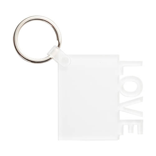 Acryl sleutelhanger voor sublimatie - Love