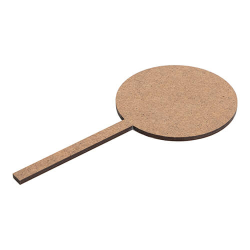 Fiberboard information sign for sublimation - wheel