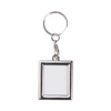 Llavero - marco de doble cara - rectangular para sublimación