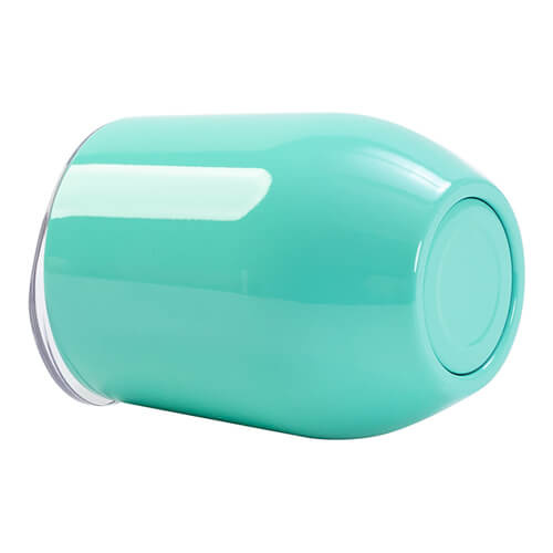 Bögre forralt borhoz 360 ml-es bögre szublimációhoz - menta, zárható ivónyílással