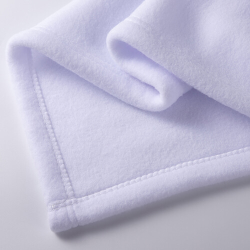 Fleece blanket 152 x 127 cm for sublimation - white
