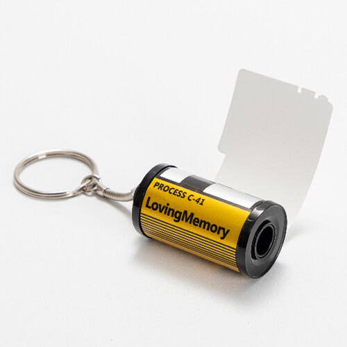 Sleutelhangercassette met fotofilm voor sublimatie - zilver