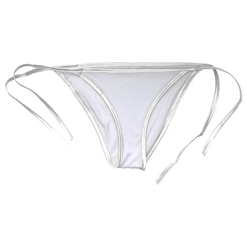 Tanga femme pour sublimation avec bordure blanche