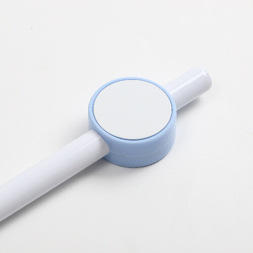 Ø 0,8 / 1 cm capac de paie din silicon pentru sublimare - cerc albastru