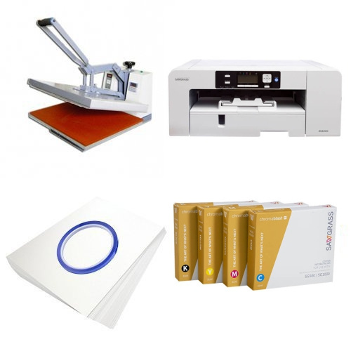 Printing kit for T-shirts Sawgrass Virtuoso SG1000 + SB5A-2 ChromaBlast