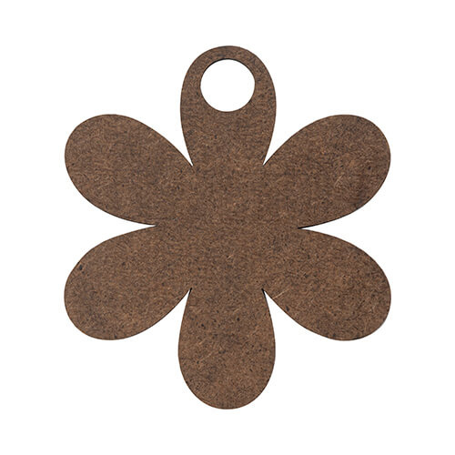 Badge en carton avec paillettes pour mug 1200 ml pour sublimation - fleur