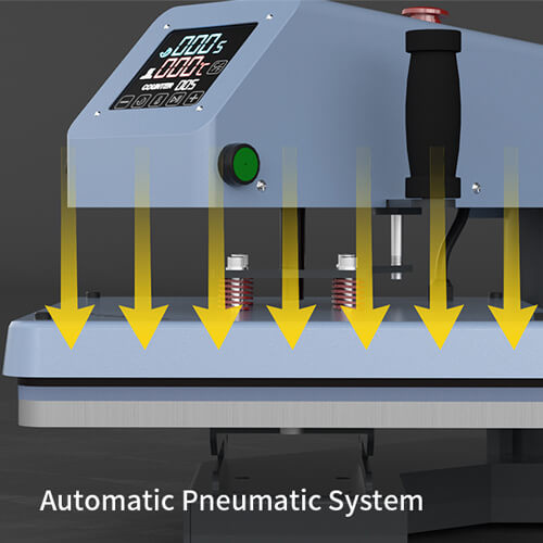 OtterPro Air Press Swing Dual 38 x 38 cm Seychelles kék lapos sajtó