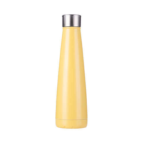 Bidon – 420 ml pyramid-shaped beverage bottle - yellow