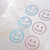 Sheet with cubic zirconia for thermal transfer - 9 smiles