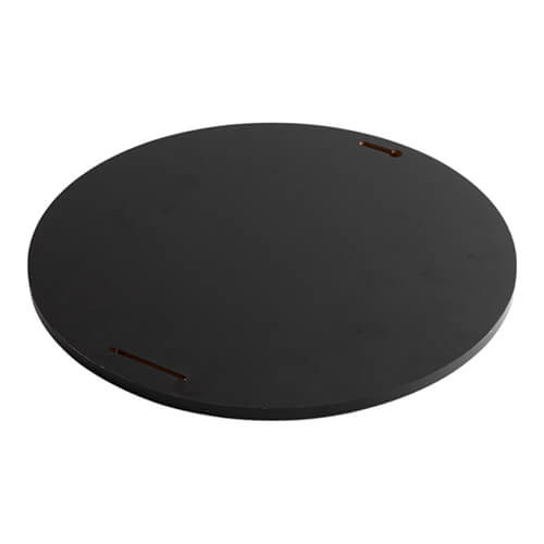 MDF-kehys mustalla reunalla sublimaatiota varten - ∅ 25,4 cm