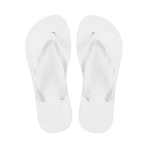Flip flop pentru copii alb Sublimare transfer termic
