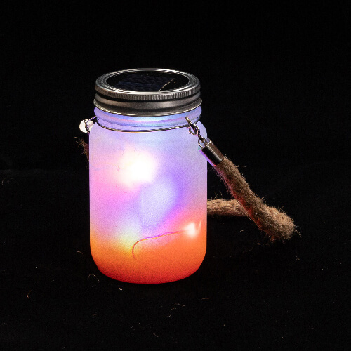 Latern 450 ml paelaga - oranž gradient