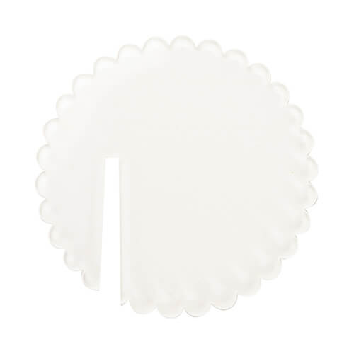 Acrylic glass pendant for sublimation - cogwheel
