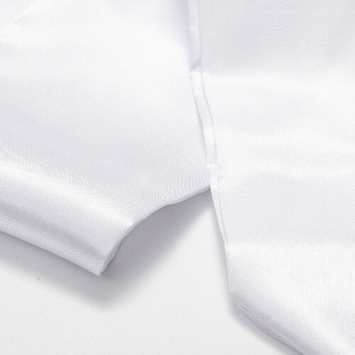 Witte stropdas 182 x 10 cm voor sublimatie