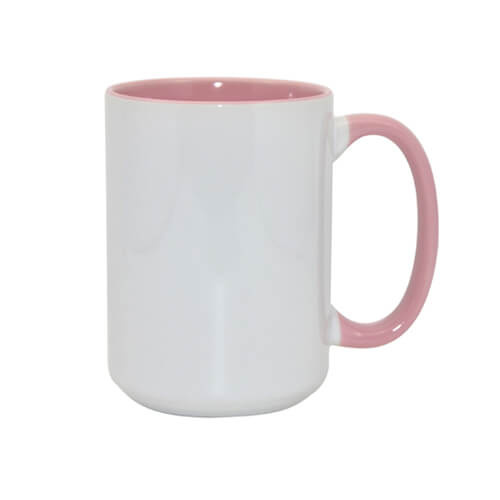 MAX muki A+450 ml FUNNY vaaleanpunainen Sublimaatio Lämpösiirto