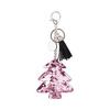 Sleutelhanger voor sublimatie - roze kerstboom