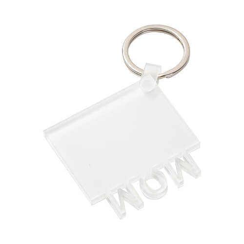 Porte-clés acrylique pour clés à sublimation - Mom