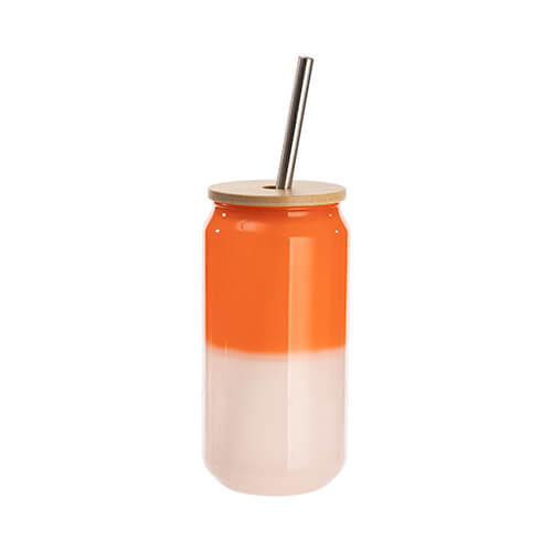 550 ml termopārneses glāze sublimācijai - oranža