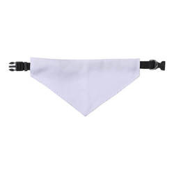 Czarna obroża z bandaną dla zwierząt do sublimacji