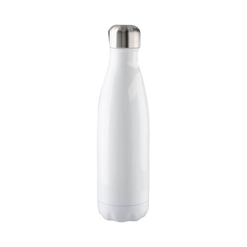 Bidon - nápojová fľaša 500 ml na sublimáciu - biela