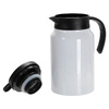 Cafetera de acero inoxidable 1500 ml para sublimación - blanca