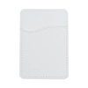 Suport din piele pentru card de credit pentru smartphone pentru sublimare - alb