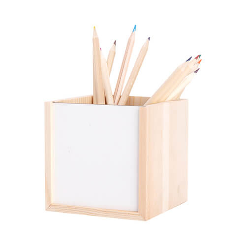 Houten pennendoos voor sublimatie