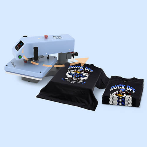 OtterPro Air Press Swing Dual 38 x 38 cm Seychellien sininen tasainen puristin