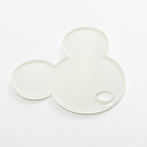 Acryl naambadge voor 1200 ml mok voor sublimatie - Mickey