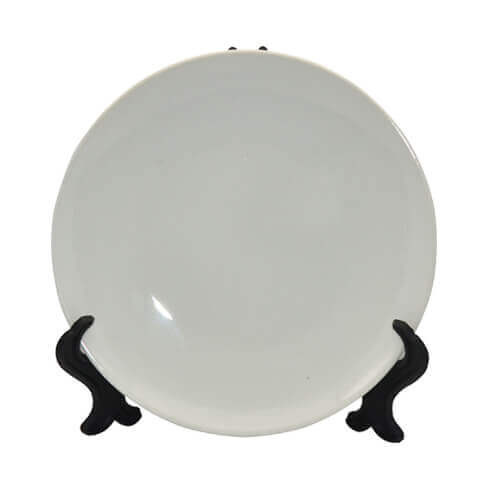 Plaat 15,5 cm met standaard /Volledig bedrukt / Thermische overdracht sublimatie