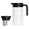 Stainless steel 1500 ml thermal coffee pot for sublimation - white