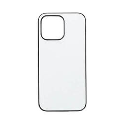 iPhone 15 Plus-etui sort, sublimeret gummi