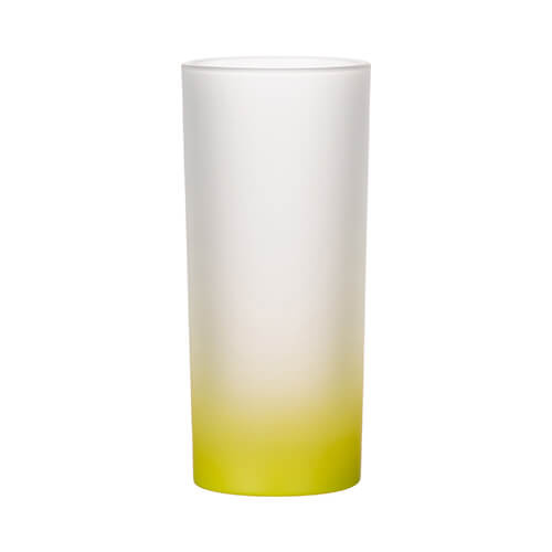 200 ml matné sklo na sublimáciu - limetkovo zelený gradient