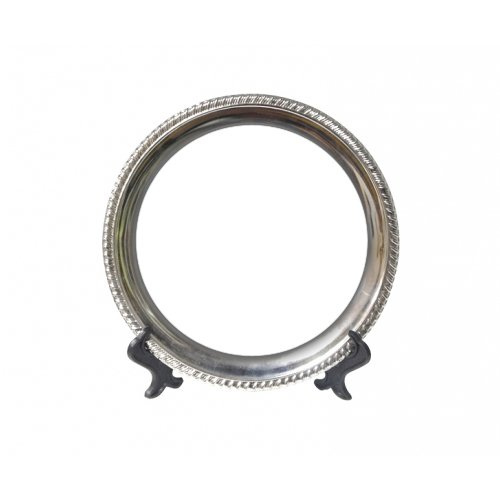 Rund metalplade 25 cm med bund Sublimering termisk overførsel