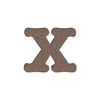 Decoratieve letter in MDF voor sublimatie 10 cm X