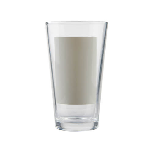 Stort latteglas med ramme til sublimeringstryk