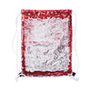 36 x 45 cm back sack with sequins for sublimation printing – red
