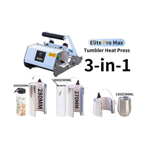 Πρέσα κυπέλλων και ποτηριών - μοντέλο Elite Pro Max 3-σε-1