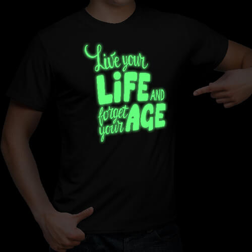 Luminiscējoša zaļa luminiscējoša lokana plēve