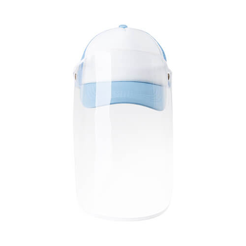 Children's sublimation visor cap - light blue