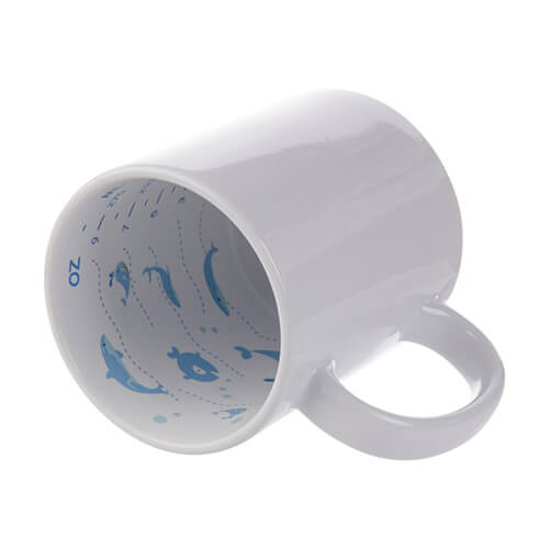 Mug de 330 ml avec une tasse à mesurer interne pour la sublimation - poisson