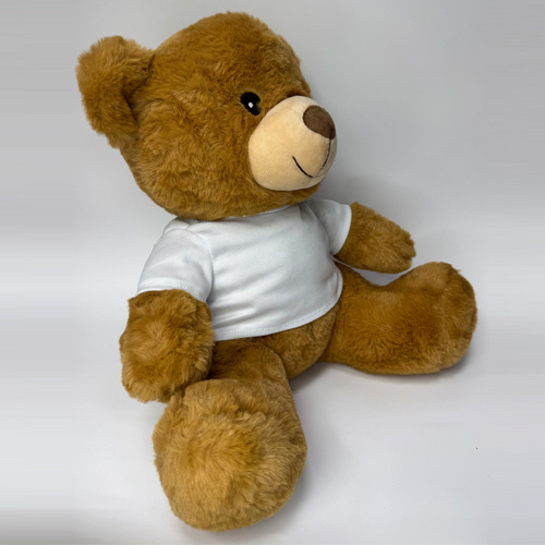 Nalle t-paidan kanssa 33 cm sublimaatiopainatusta varten