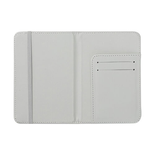 Funda de pasaporte de piel para sublimación - blanco